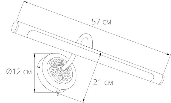 Подсветка для картин Arte Lamp CHIANTI A8046AP-1PB — изображение 4
