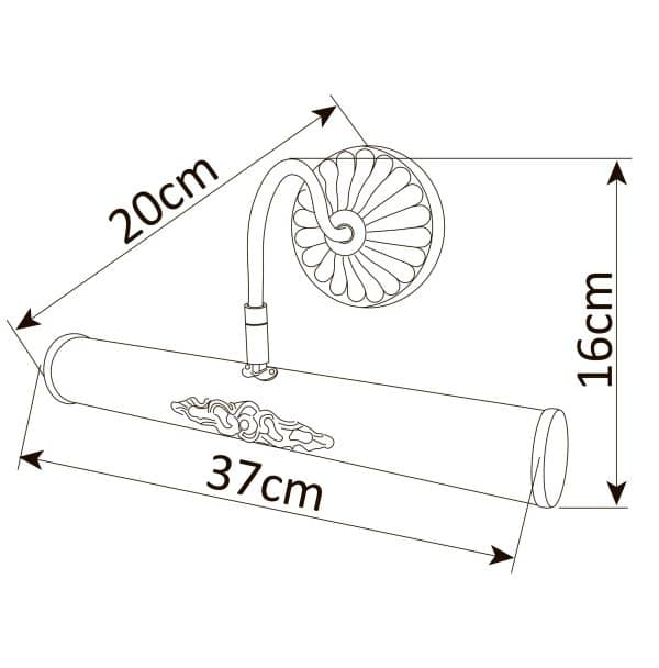 Подсветка для картин Arte Lamp PICTURE LIGHTS A5009AP-2AB — изображение 4