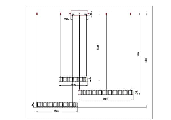 Подвесная люстра Divinare RENATA 1135/17 SP-106 — изображение 5