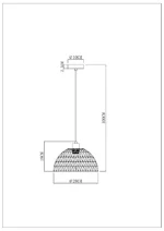 Подвесной светильник Arte Lamp BRUSHWOOD A7086SP-1BK — изображение 5