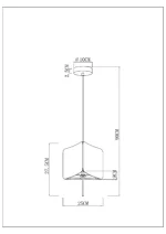 Подвесной светильник Arte Lamp TRIXIE A7084SP-1BK — изображение 4