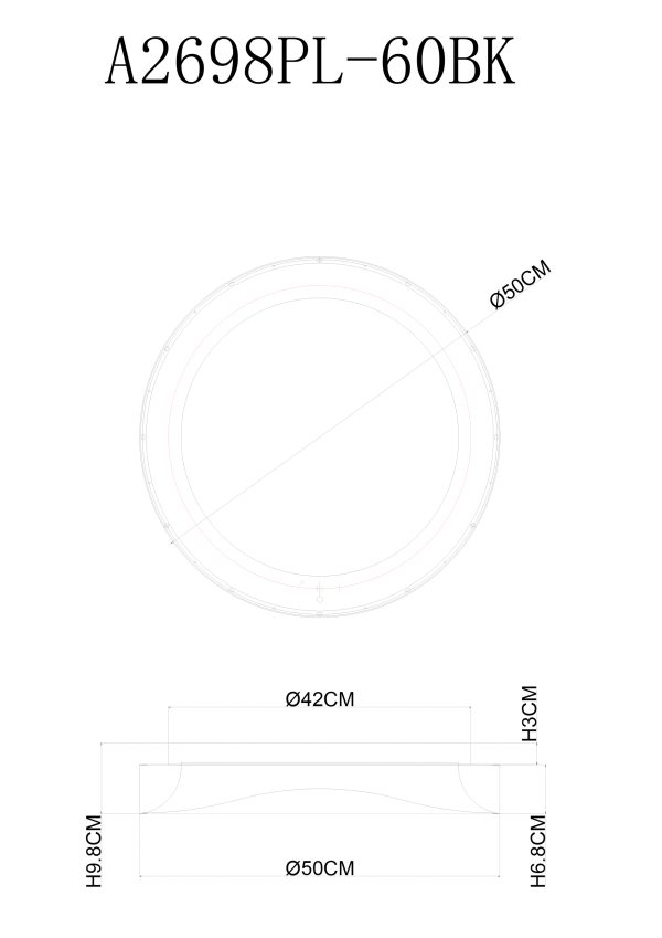 Потолочный светильник Arte Lamp A2698PL-60BK — изображение 2