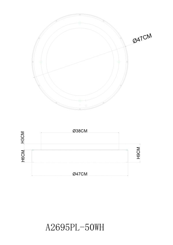 Потолочный светильник Arte Lamp KURHAH A2695PL-50WH — изображение 2