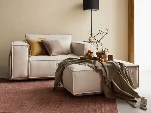 Пуф Asti красный, бежевый — изображение 4