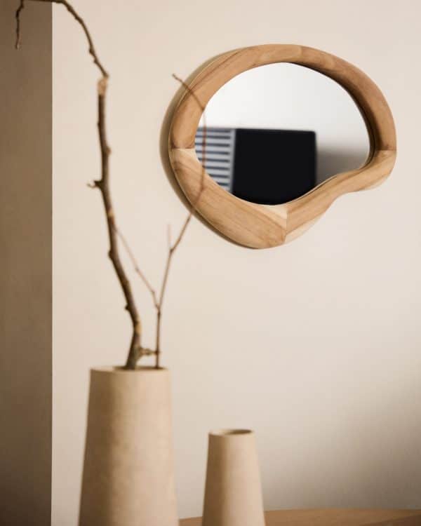 Selem Зеркало в деревянной раме с натуральной отделкой 68 x 44 см — изображение 3