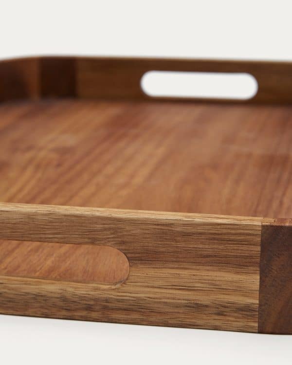 Sesilu Большой поднос из 100% древесины акации — изображение 4