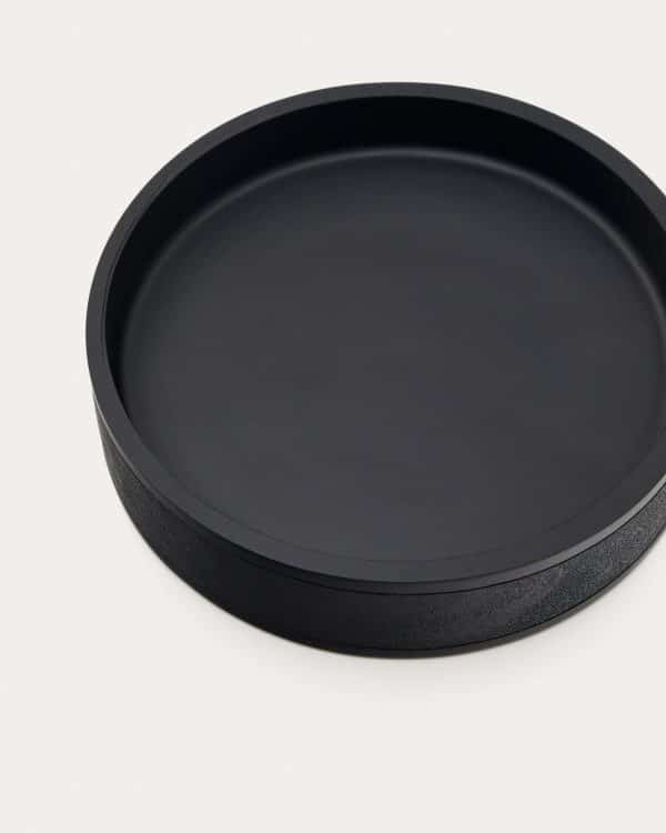 Sisel Мыльница из искусственного камня черного цвета — изображение 4