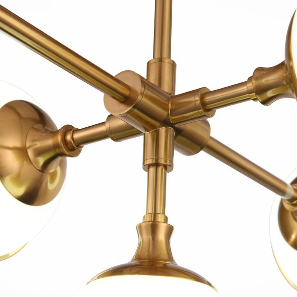 sl1157.303.05-svetilnik-potolochnyj-st-luce-bronzabelyj-e14-540w-arbe-3 SL1157.303.05 Светильник потолочный ST-Luce Бронза/Белый E14 5*40W ARBE — изображение 4