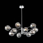 SL1500.103.12 Светильник потолочный ST-Luce Хром/Дымчатый E14 12*40W FOVIA