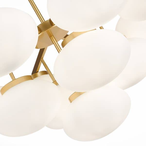 SL1503.203.13 Люстра потолочная ST-Luce Золотистый/Белый E27 13*40W MODICA — изображение 4