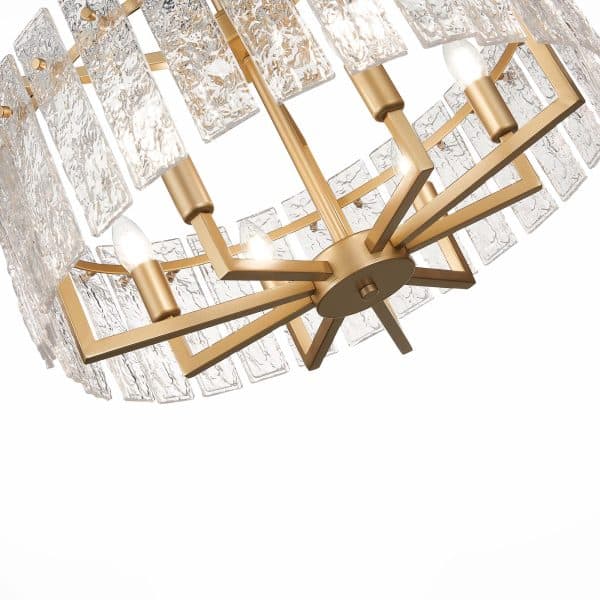 SL1632.203.06 Люстра потолочная ST-Luce Шампань/Прозрачный E14 6*60W MIRA — изображение 3