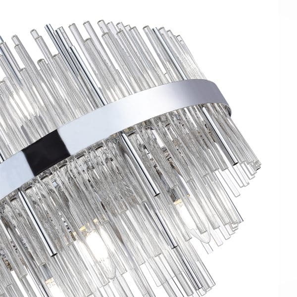 SL1634.103.06 Люстра потолочный ST-Luce Хром/Прозрачный E14 6*60W RENS — изображение 5