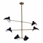 SL1801.303.06 Люстра потолочная ST-Luce Античная бронза/Черный E14 6*60W MINNE — изображение 4