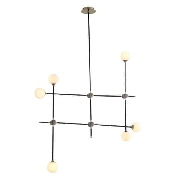 SL429.403.06 Светильник потолочный ST-Luce Черный, Золото/Белый G9 6*5W BASTONCINO — изображение 3