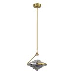 SL6115.303.01 Светильник потолочный ST-Luce Латунь/Дымчато-Серый LED 1*19W 3000K AMARA — изображение 2