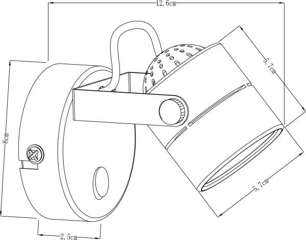 Спот Arte Lamp LENTE A1310AP-1CC — изображение 3