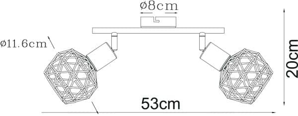 Спот Arte Lamp SOSPIRO A6141AP-2AB — изображение 3