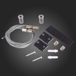 ST005.419.00.1 Тросовый подвес для магнитного шинопровода (2шт) ST-Luce Черный SKYLINE 48 — изображение 2