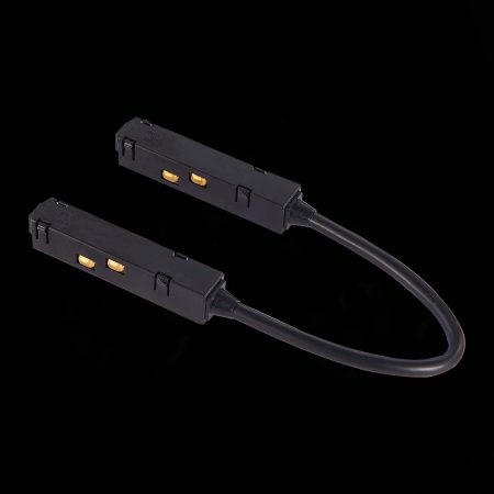 ST006.449.00.1 Коннектор питания угловой для магнитного шинопровода  ST-Luce Черный SKYLINE 48