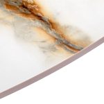 Стол Aura D110, керамогранит Calacatte gold мрамор, чёрный — изображение 4
