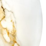 Стол Aura D110, керамогранит Calacatte gold мрамор, чёрный — изображение 5