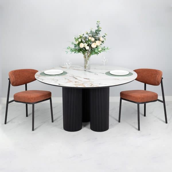 Стол BRAVO 140х85х77 см керамогранит Calacatta Matt — изображение 2