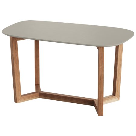 Стол обеденный Cross 2 140*80 см (серо-бежевый