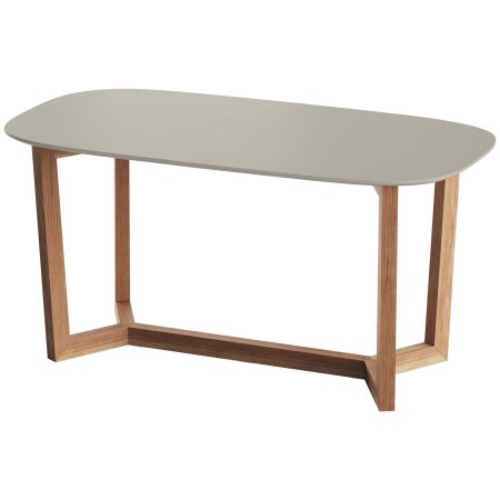 Стол обеденный Cross 2 160*85 см (серо-бежевый