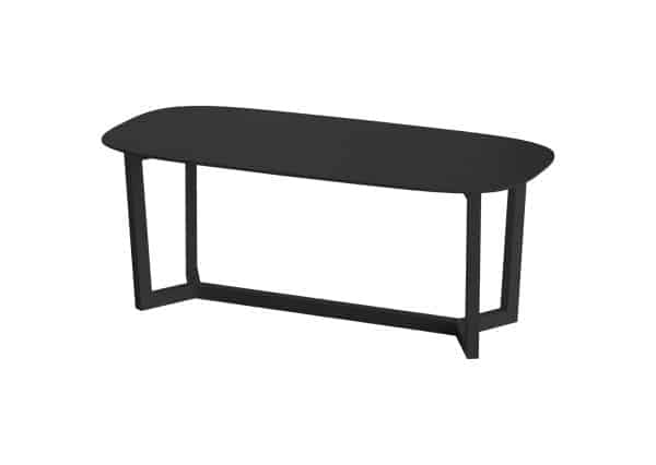 Стол обеденный Cross 2 200*95 см (черный)
