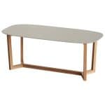 Стол обеденный Cross 2 200*95 см (серо-бежевый