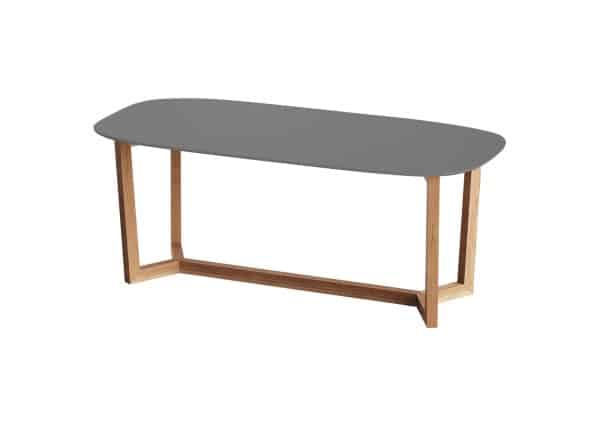 Стол обеденный Cross 2 200*95 см (серый