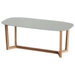 Стол обеденный Cross 2 200*95 см (светло-серый