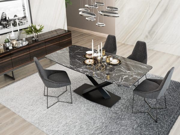 Стол обеденный Элегант 240 см, мрамор — изображение 3