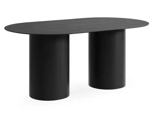 Стол обеденный овальный Mono 180х100 черный — изображение 2