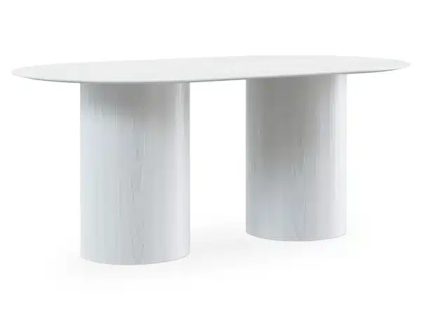 Стол обеденный овальный Mono 180х100 белый — изображение 2