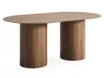 Стол обеденный овальный Mono 180х100 орех — изображение 2