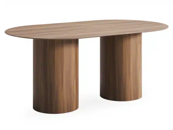 Стол обеденный овальный Mono 180х100 орех — изображение 2