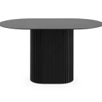 Стол обеденный овальный Mono Stripe 140х85