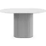 Стол обеденный овальный Mono Stripe 140х85