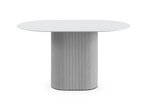 Стол обеденный овальный Mono Stripe 140х85