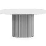 Стол обеденный овальный Mono Stripe 160х95
