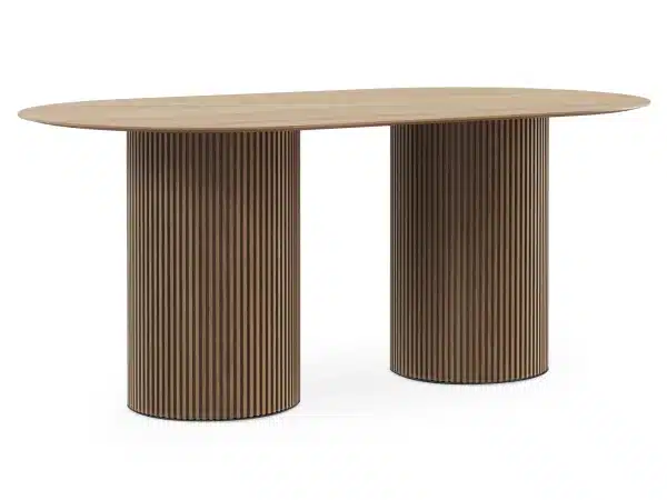 Стол обеденный овальный Mono Stripe 180х100 дуб — изображение 2