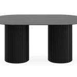 Стол обеденный овальный Mono Stripe 180х100