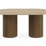 Стол обеденный овальный Mono Stripe 180х100