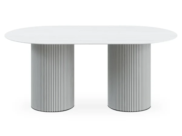Стол обеденный овальный Mono Stripe 180х100