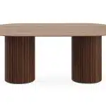 Стол обеденный овальный Mono Stripe 200х100