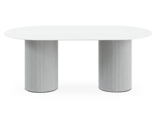 Стол обеденный овальный Mono Stripe 200х100