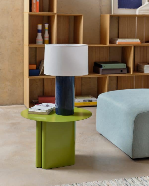 Столик Arvin из железа зеленого цвета Ø 55 см — изображение 4