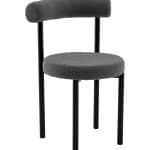 Стул обеденный Флорео букле темно-серый