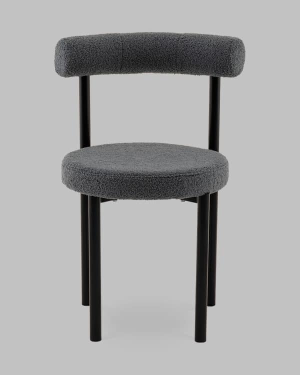 Стул обеденный Флорео букле темно-серый — изображение 3